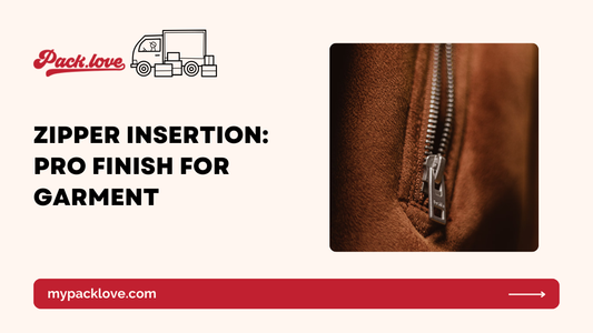 Zipper Insertion: Pro Finish for Garments And Bags
