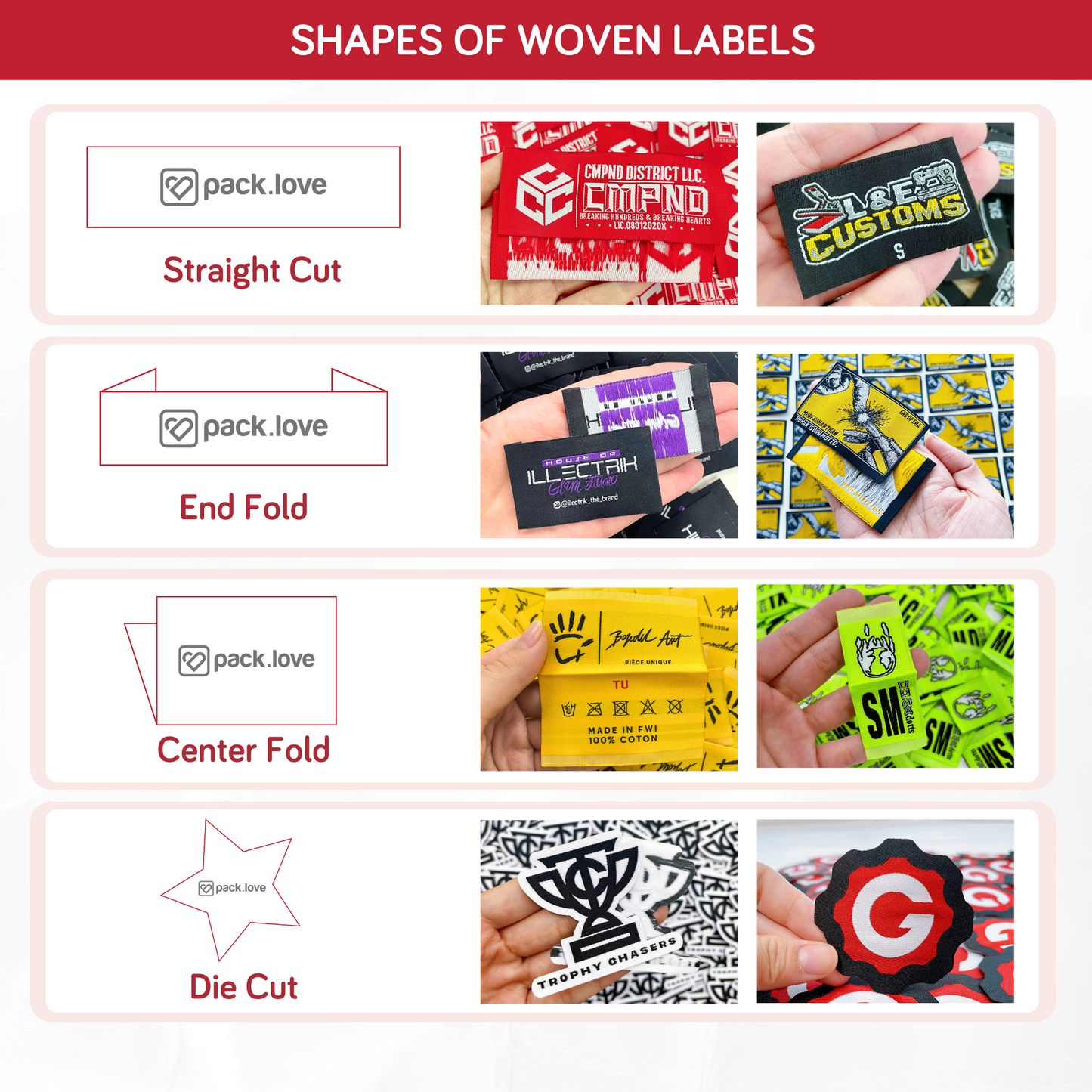 Woven Labels Heat Press