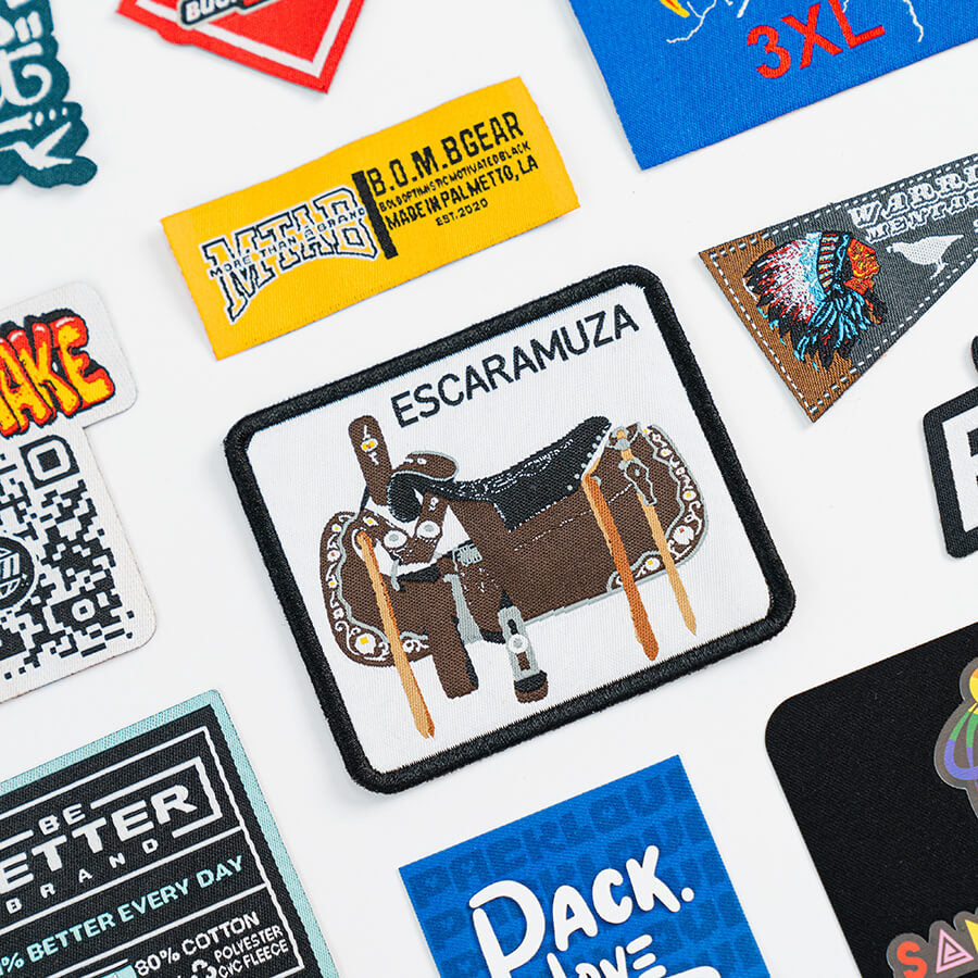 Woven Labels Heat Press