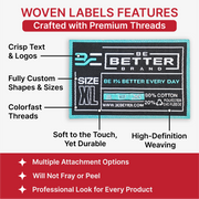 Woven Labels Sew On